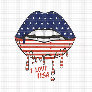 Lips flag svg, Lips USA, Merican flag lips, Merican flag lips svg, 4th of July SVG, Independence Day, Independence Day svg, Fourth of July svg, Patriotic Svg