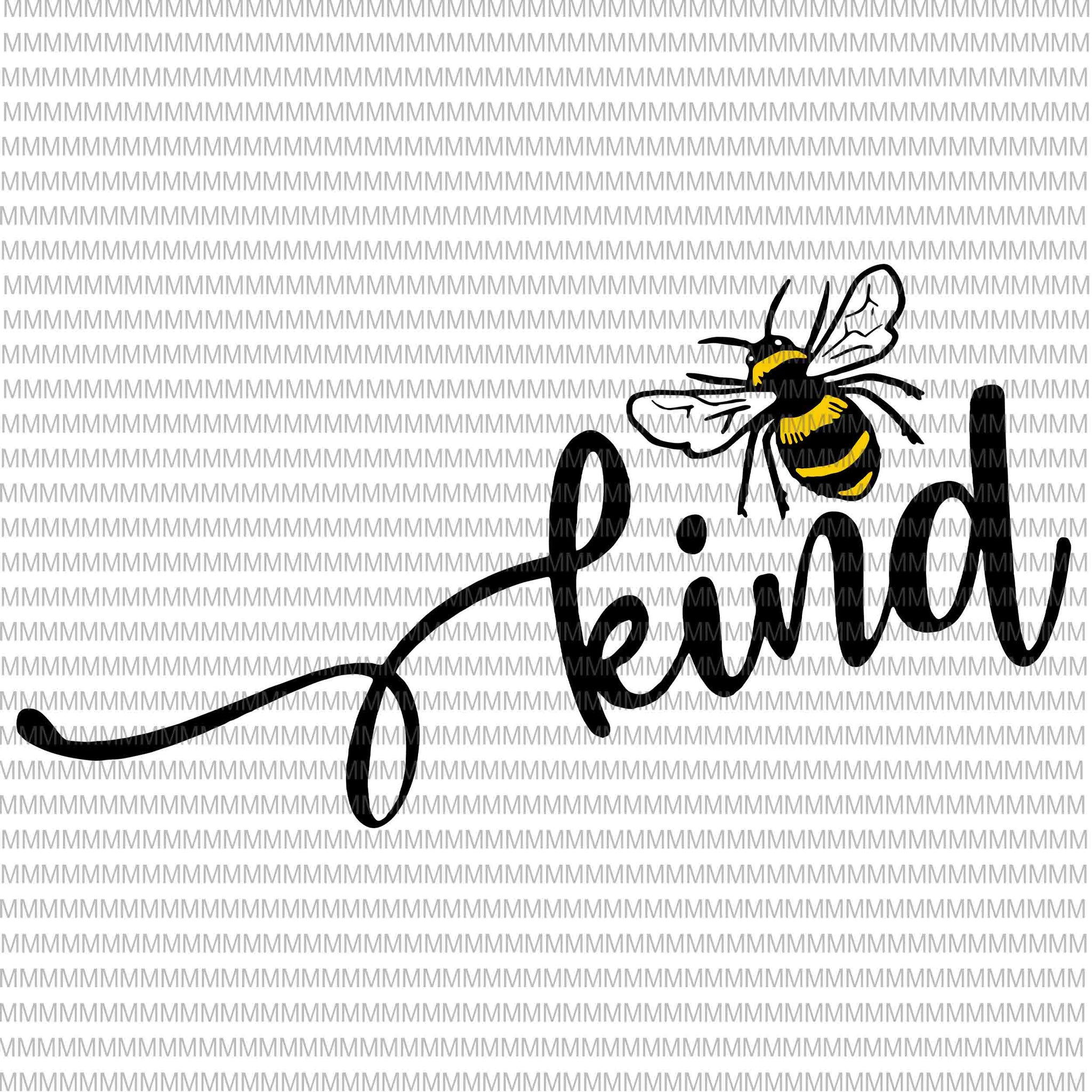 Bee kind svg, Be kind svg, Kindness svg, Bumblebee clipart, Bee kind vector, be kind vector
