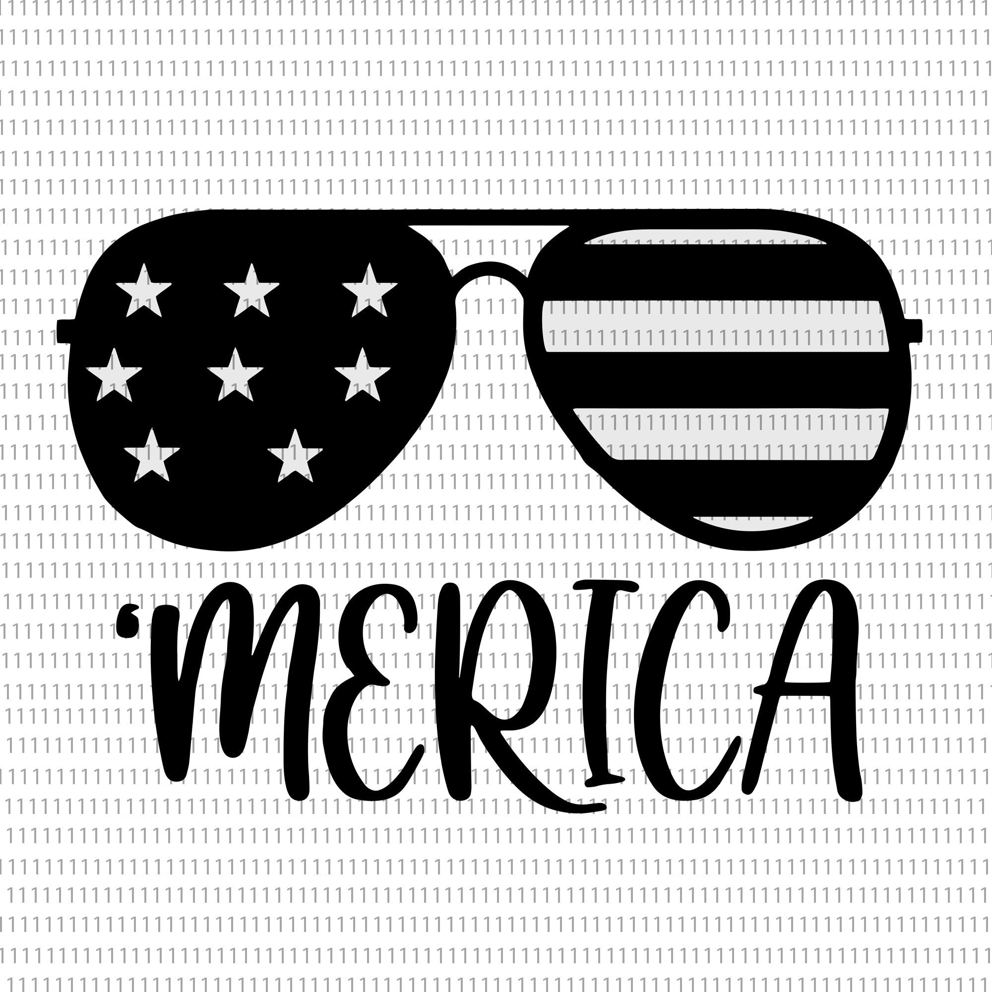 Merica, Merica SVG, Sunglasses with Flag, Sunglasses with Flag svg, Sunglasses with Flag png, 4th of July SVG, Patriotic Svg, 4th of July