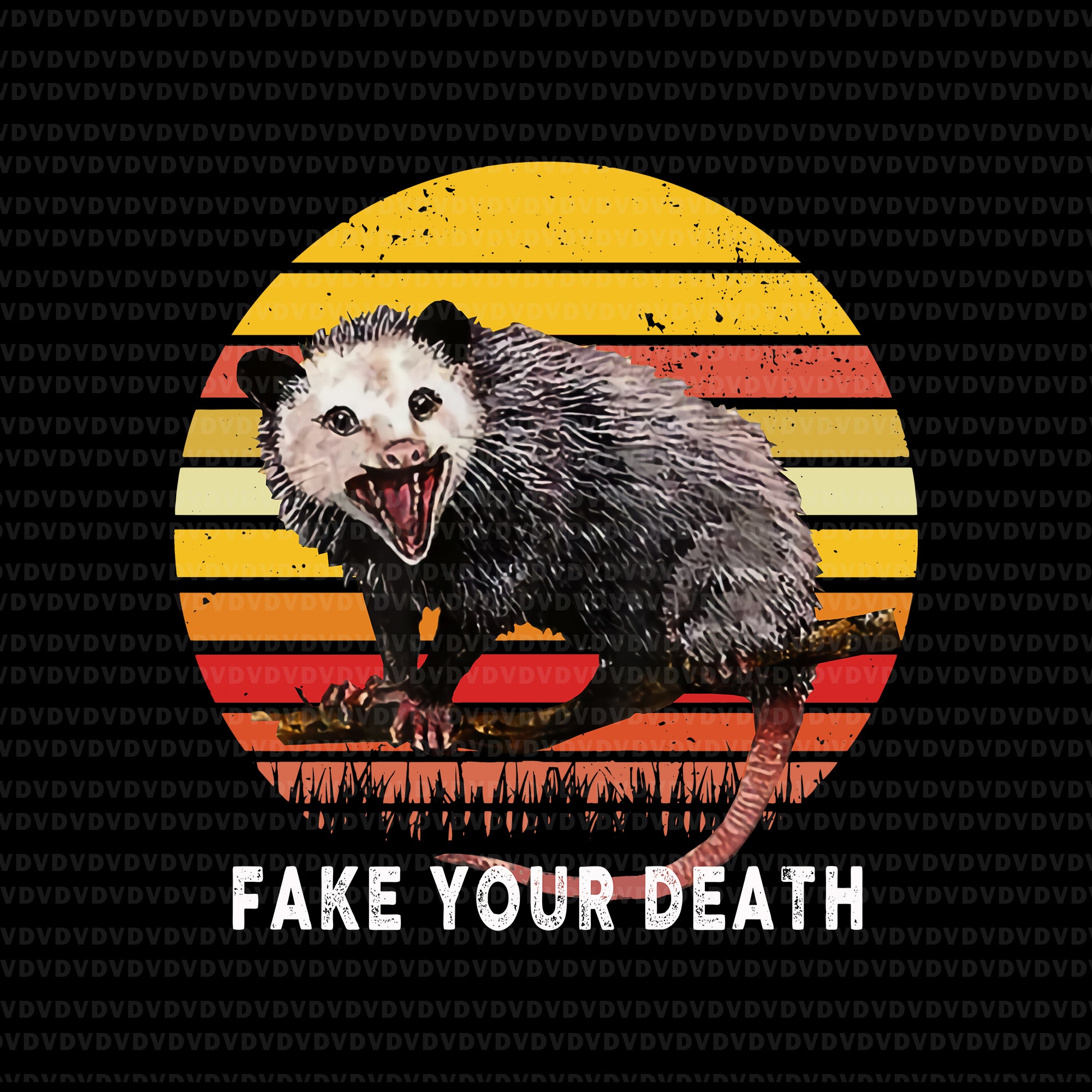 Live ugly fake your death opossum png, live ugly fake your death opossum, live ugly fake your death opossum design