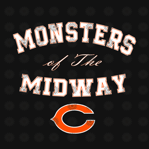 Monsters of the midway svg, Chicago Bears SVG,Chicago Bears Files,Chicago Bears Football SVG,Bears Printables, NFL Football svg,png, dxf,eps file for Cricut, Silhouette