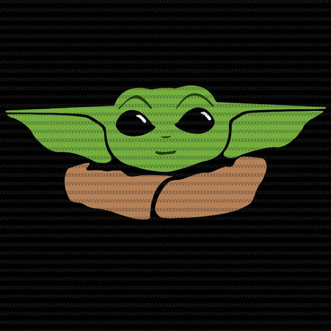 Baby yoda svg, baby yoda vector, baby yoda digital file, star wars svg, star wars vector, The Mandalorian the child svg