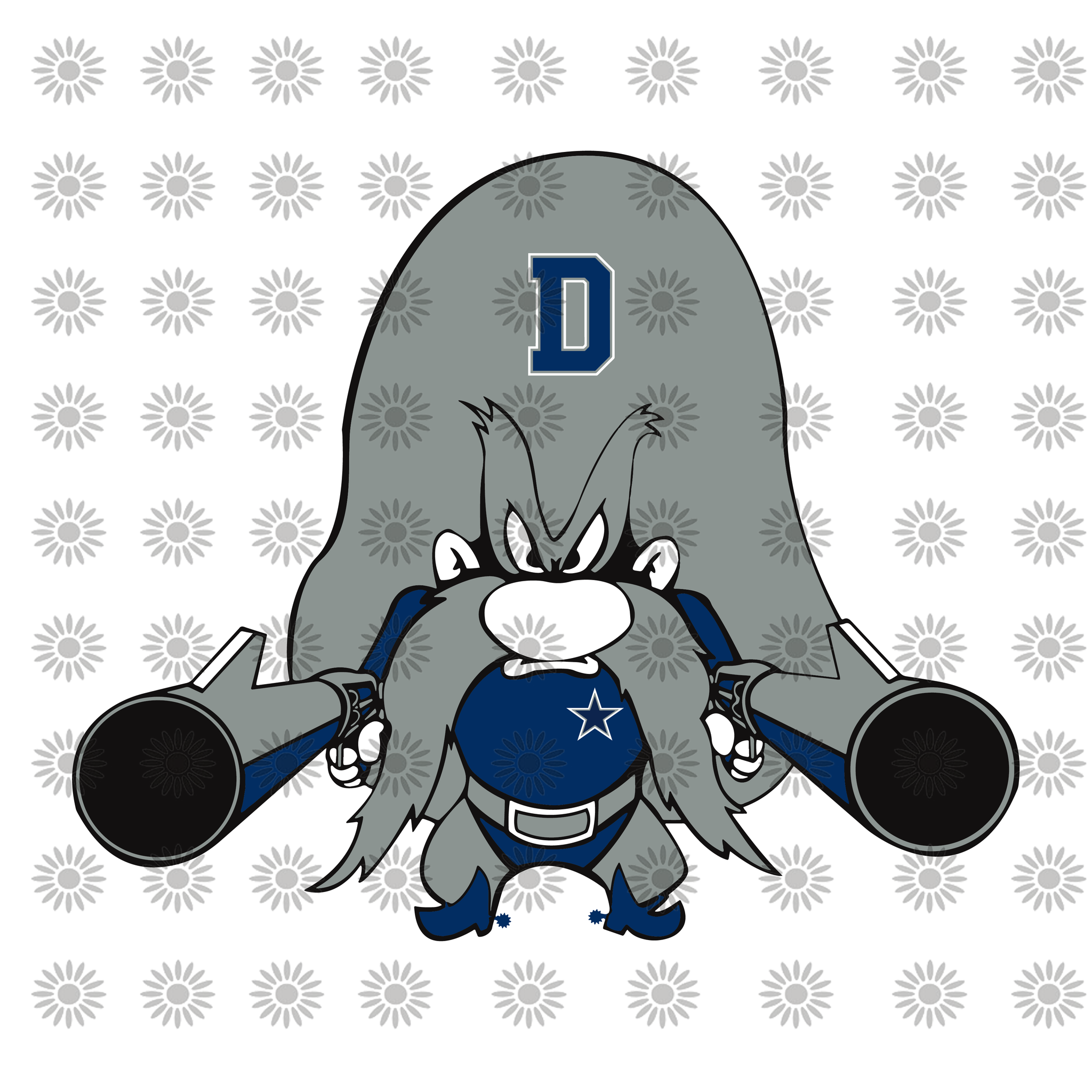 Dallas Cowboys Star Logo Football, Svg Bundle Files For Cricut
