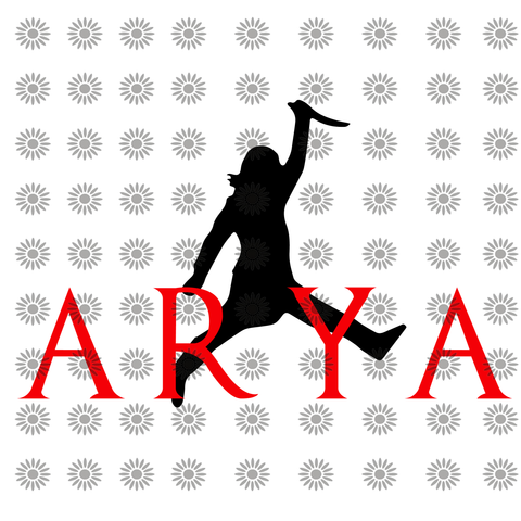 Arya svg, Game of Thrones svg, Game of Thrones clipart, Game of Thrones silhouette svg, png, dxf, eps file