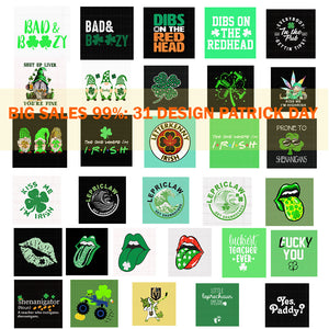31 design bundles patrick day, patrick's day svg, irish svg, irish png, patrick's day design