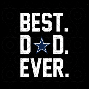 Best dad ever svg, Dallas Cowboys svg, Football svg, Dallas Cowboys logo, Dallas Cowboys, skull Dallas Cowboys file,Svg, png, dxf,eps file for Cricut, Silhouette