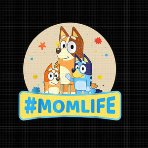 Dog Momlife Halloween Png, Halloween Love Cartoon B Lueys Dad Dog, Momlife Png, Dog Mom Png, Dog Vector