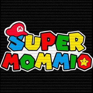 Super Mommio Svg, Funny Mommy Mother Nerdy Video Gaming Lover, Funny mother's day svg
