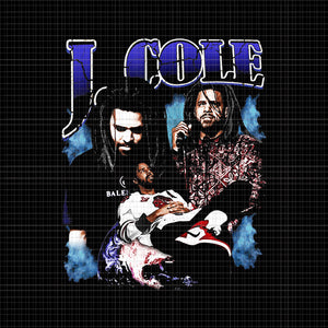 Vintage Style Cole Rapper Retro Png, Style Cole Png J Cole Png, Vintage  J Cole