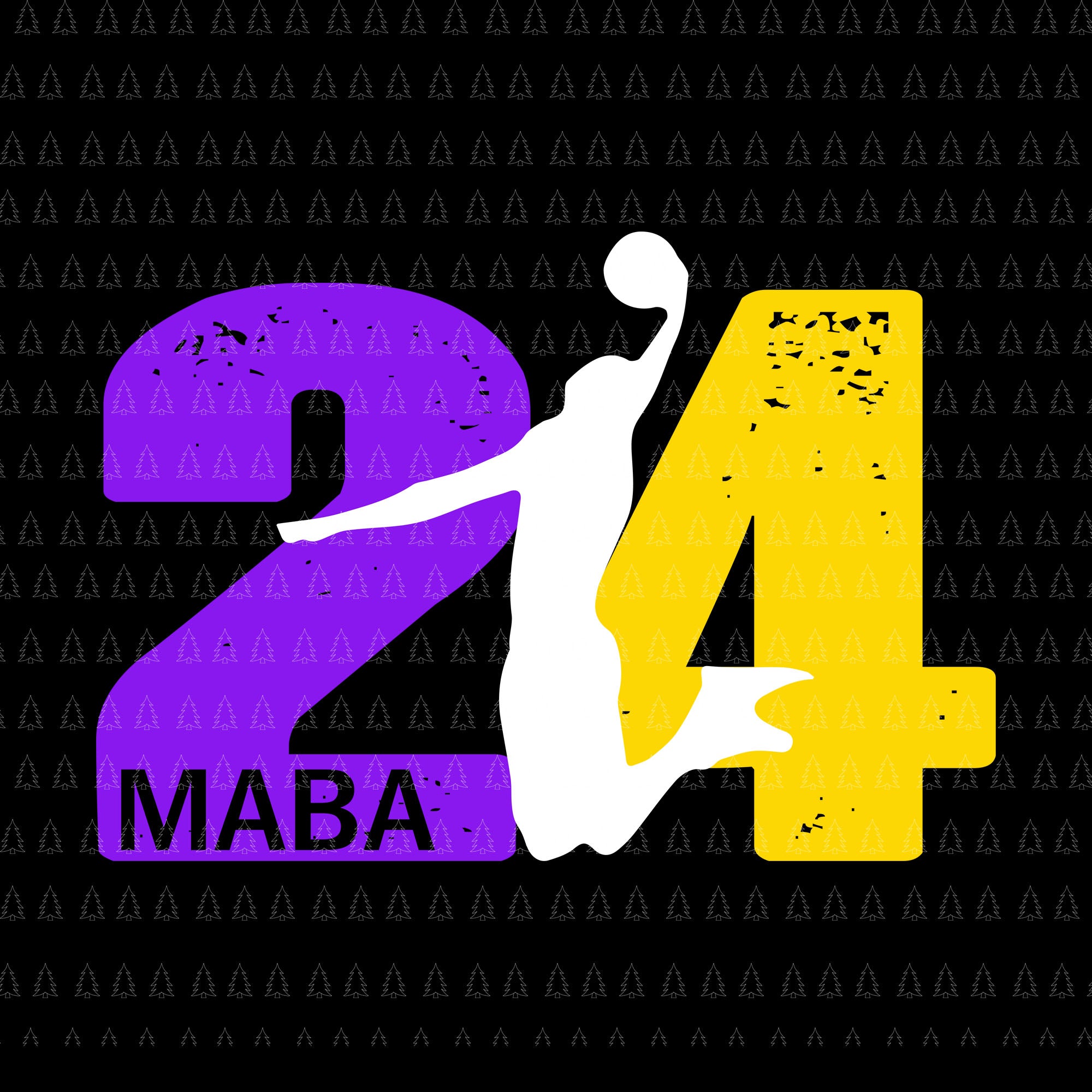 Angel Legend Mamba No.24 Basketball Legends Premium SVG,  kobe bryant,kobe bryant 24,kobe bryant svg,black mamba svg,kobe bryant