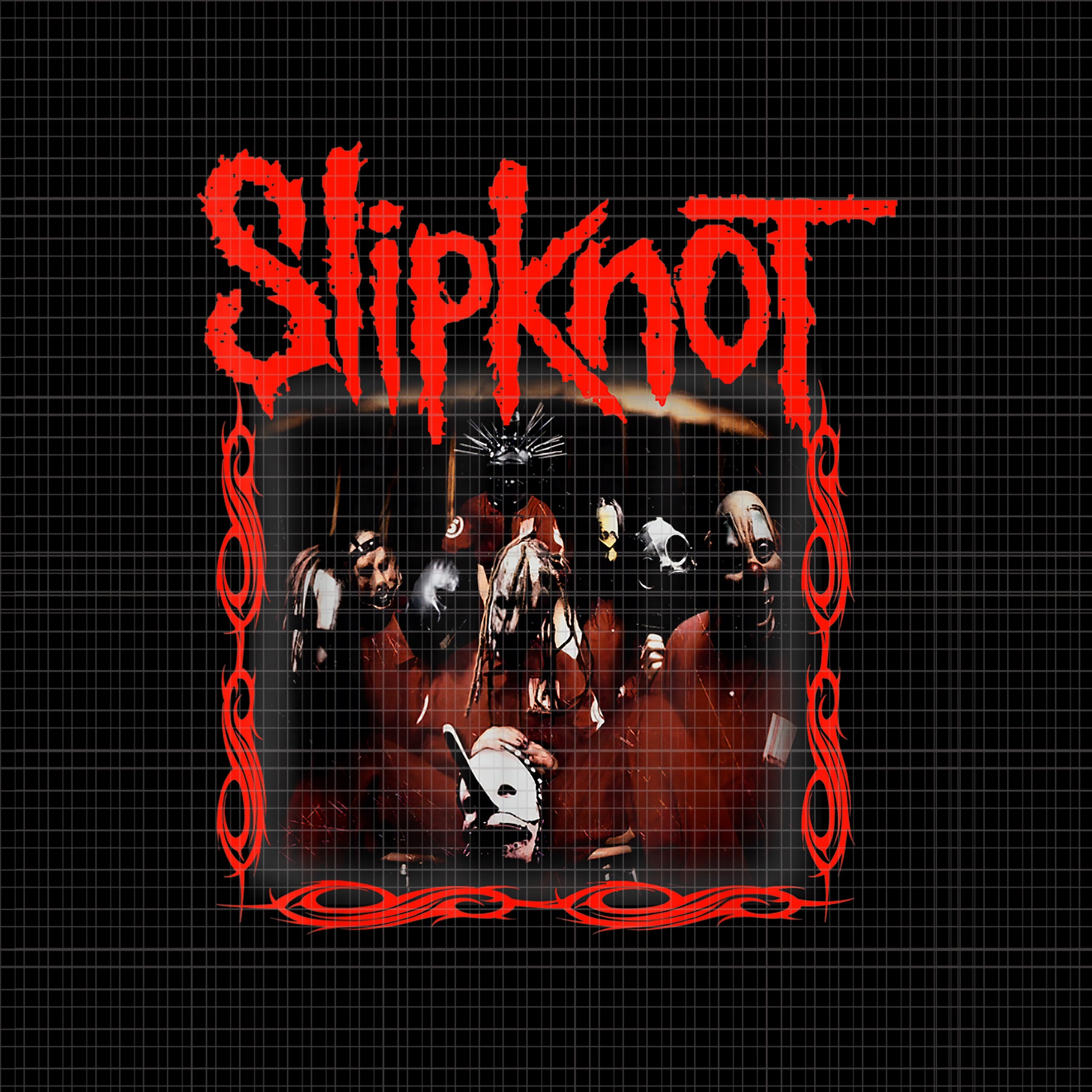 Slipknot Band Halloween Png, Slipknot Band, Slipknot Vintage Png, Halloween Png