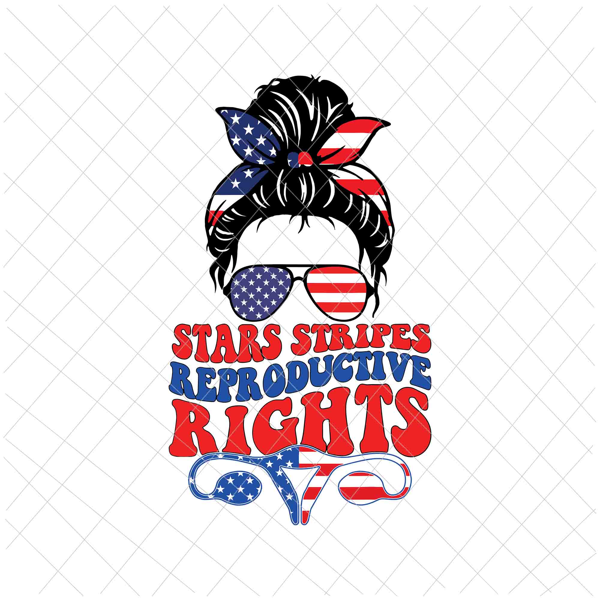 Stars Stripes Reproductive Rights Svg, 4th Of July Svg, Pro Roe 1973 Svg, Prochoice Svg, Women's Rights Feminism Protect Svg