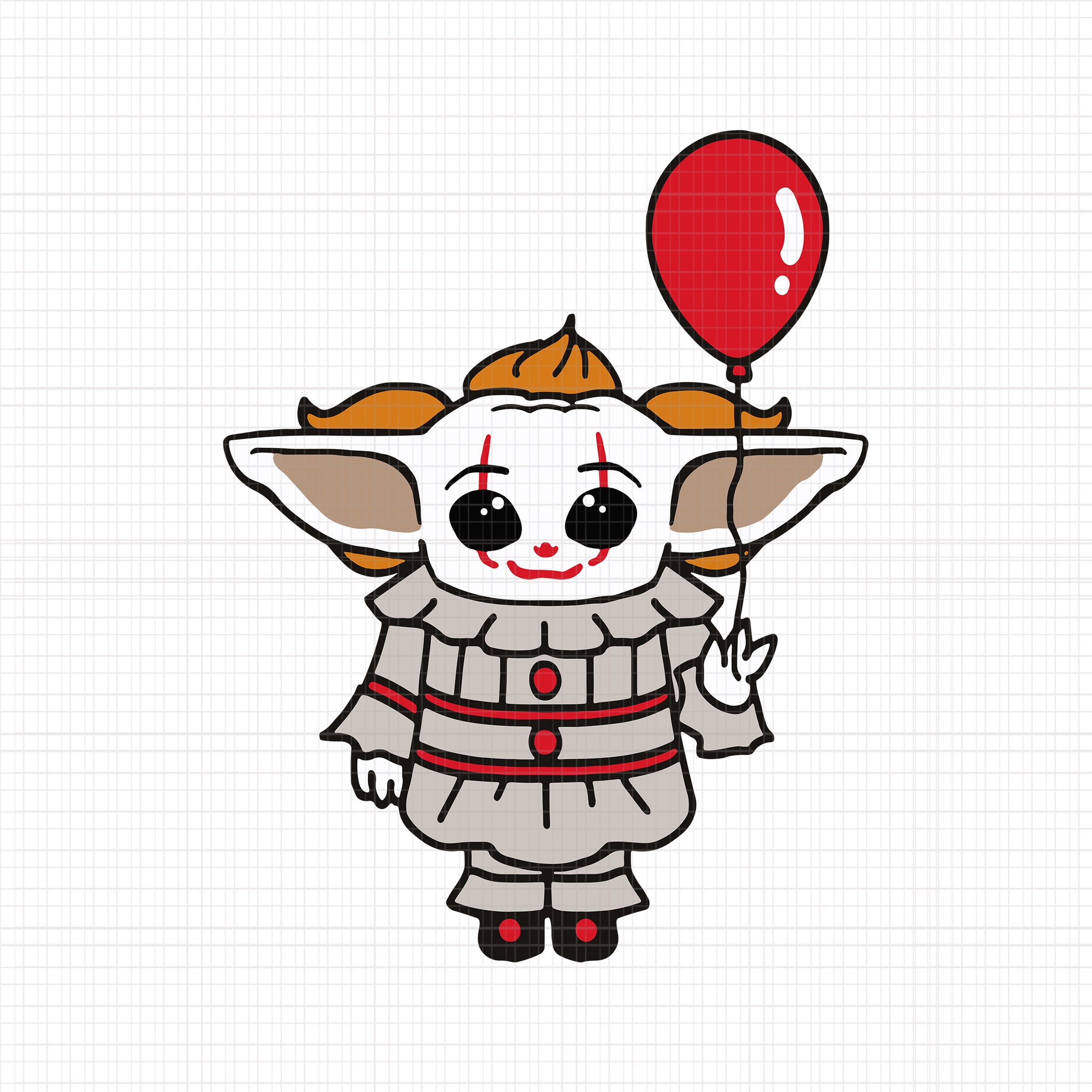 It Clown Svg, It Clown Halloween, Halloween Png, Halloween vector, Hal