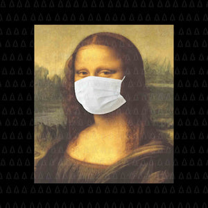 Mona lisa mask png, mona lisa mask vector, mona lisa mask jpg, mona lisa mask design tshirt, mona lisa design