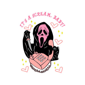 It's a scream baby Svg, Ghostface Calling Svg, Funny Halloween Quote Svg, Halloween Svg