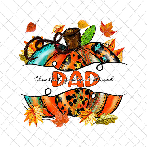 Dad Pumpkin Thanksgiving Png, Dad Autumn Png, Dad Thankful Png, Dad Back To School Png, Dad Fall Y'all Png