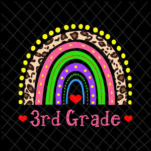 3rd Grade Teacher Svg, Funny Rainbow Lover Back To School Svg, Back To School 3rd Grade Svg, Team 3rd Grade Svg, 3rd Grade Svg