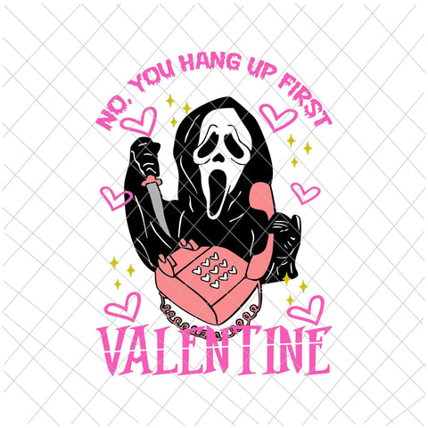 Ghostface Calling Valentine Funny Svg, Scream You Hang Up Svg, Funny Ghostface Valentine's Svg, Funny Valentine's Svg