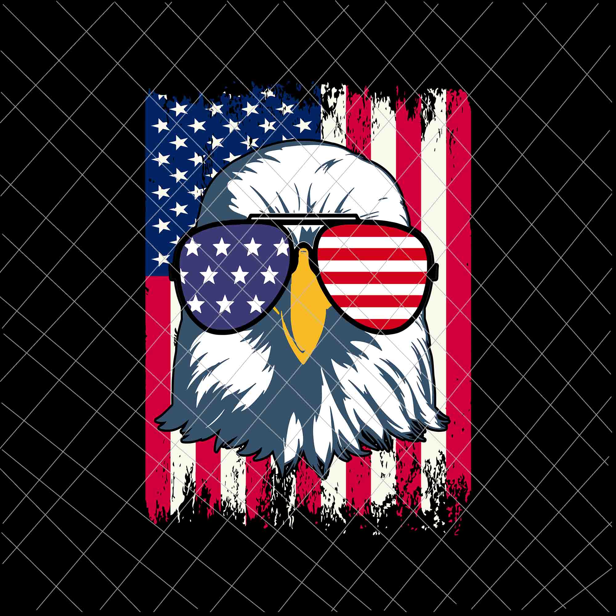 4th Of July American Flag Patriotic Eagle Svg,  4th Of July Svg, American Flag Patriotic Eagle Svg, Eagle American Flag Svg