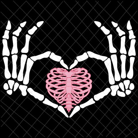 Skeleton Hand Heart Bones Funny Halloween Svg, Skeleton Halloween Svg, Heart Bones Halloween Svg, Funny Skeleton Halloween Svg