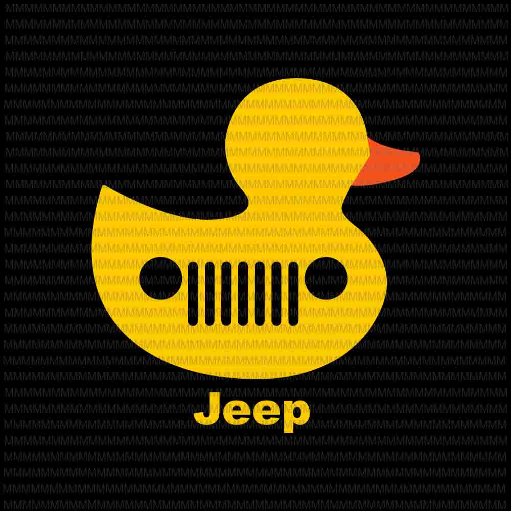 Duck Duck Jeep svg, Funny Jeep Svg, Duck Svg, Funny Quote Svg, for Cricut or Silhouette
