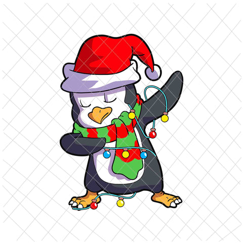 Dabbing Penguin Christmas Svg, Penguin Santa Christmas Svg, Penguin Christmas Svg, Christmas Png