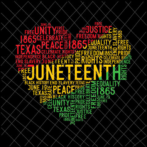 Juneteenth Heart Black History Afro American African Freedom Svg,Black African Flag Pride Fist Svg, Indepedence Day Svg