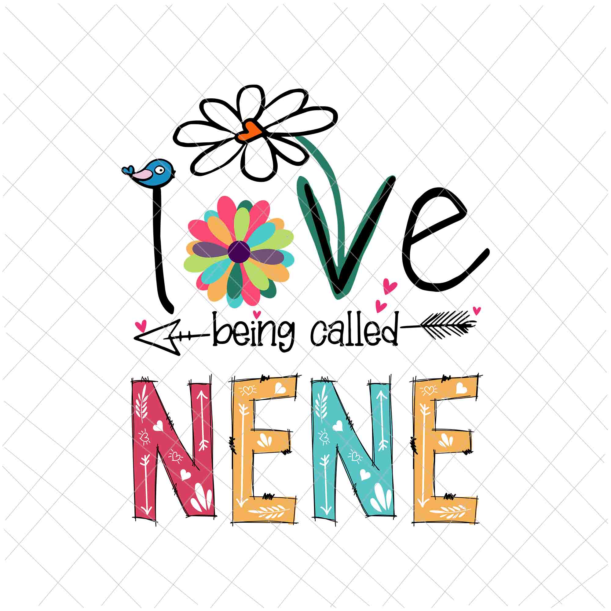 I Love Being Called Nene Svg, Mother's Day Svg, Mom Svg, Mother Svg