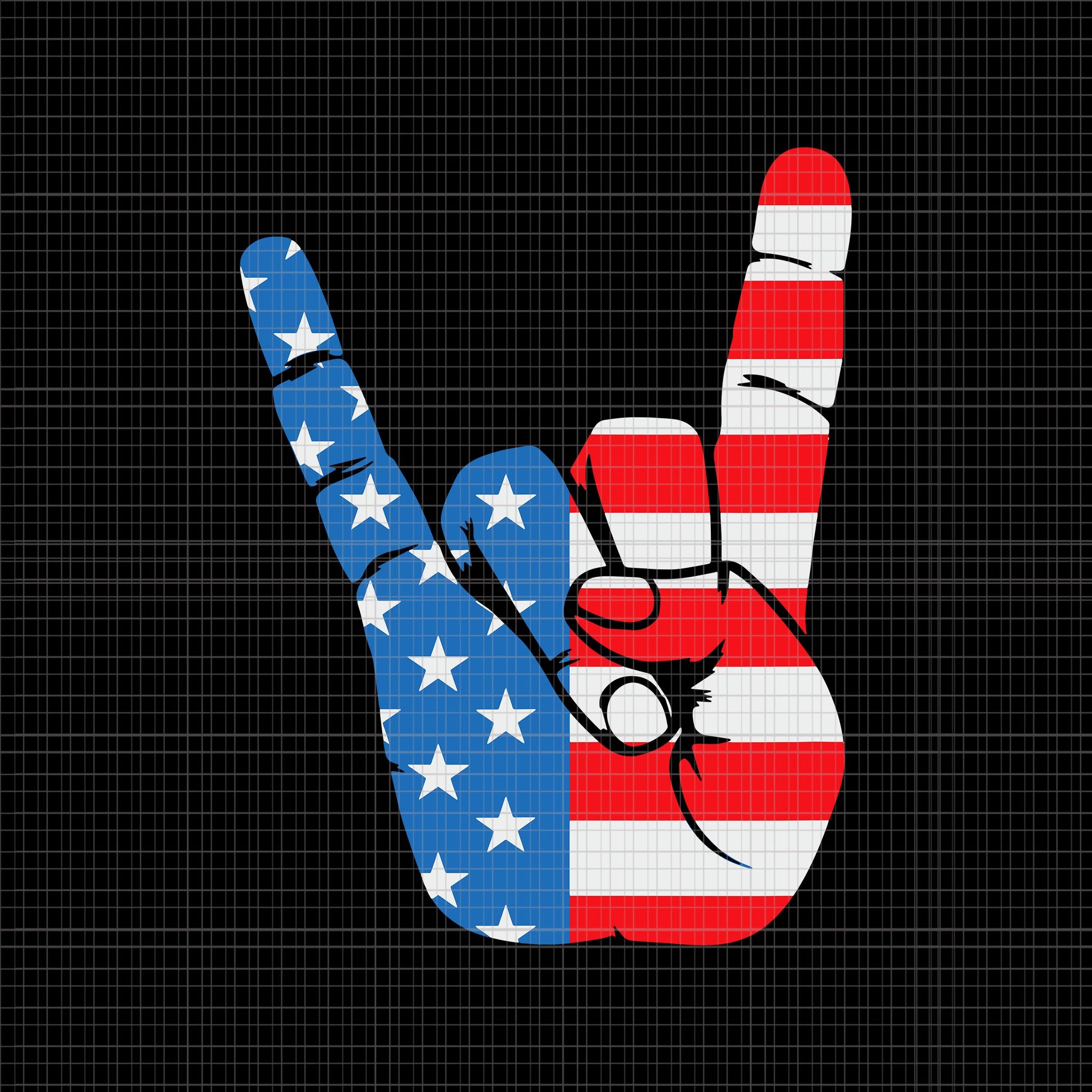 Peace Sign 4th of July svg, Peace Sign American Freedom USA Flag, 4th of July svg, Peace Sign svg, 4th of July vector
