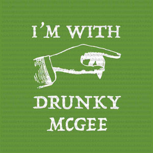 St patricks day svg, I'm With Drunky Mcgee Svg, Funny Couples St Patricks Day Svg, Patrick Day Svg, Irish svg, Shamrock svg