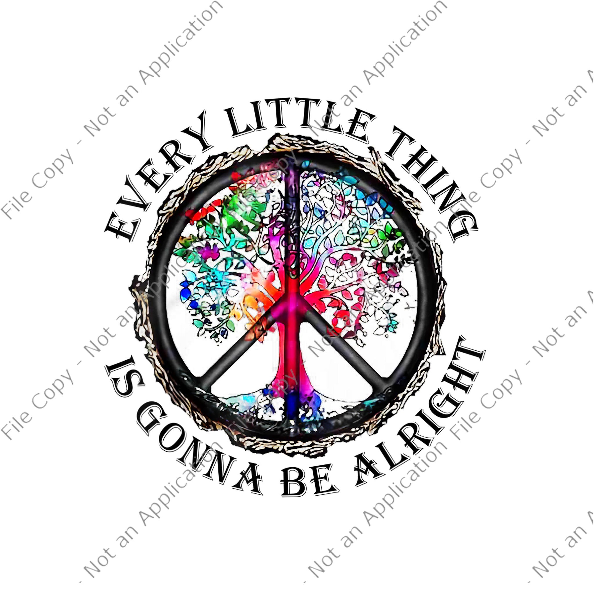 Every little thing is gonna be alright PNG, Every little thing is gonna be alright Yoga tree root color png, tree root color PNG, tree root color vector