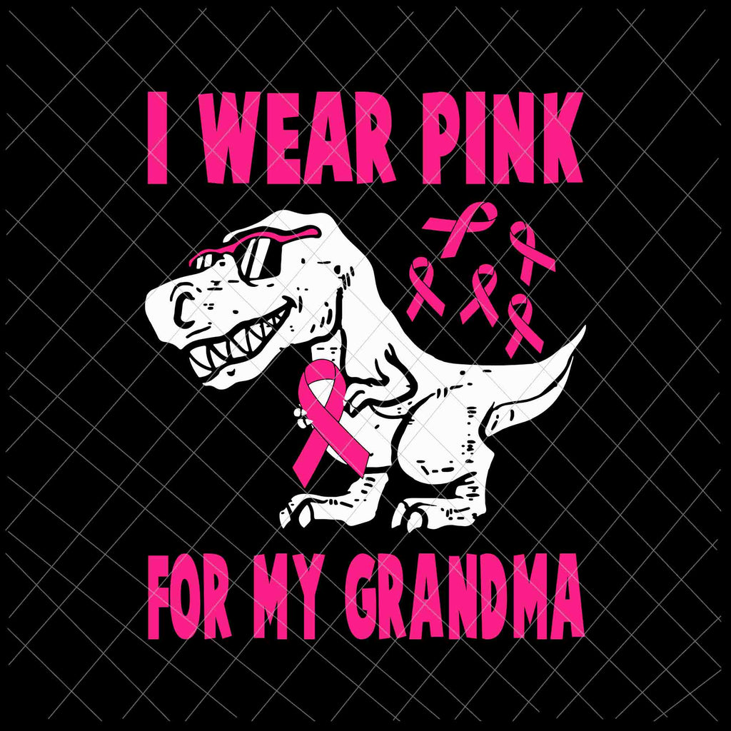 I Wear Pink For My Daughter Cute Breast Cancer Awa T-Shirt