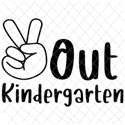 Peace Out Kindergarten Svg, Tie Dye Graduation Class Of 2021 Svg, Last Day Of School Svg