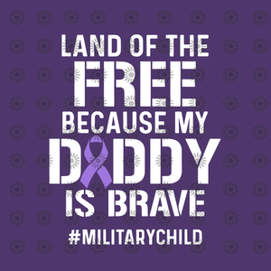Land of the free because my daddy is brave svg, Land of the free because my daddy is brave, Land of the free because my daddy is brave  png, daddy svg, daddy design svg, png, eps, dxf