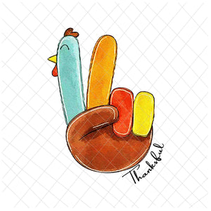 Thanksgiving Peace Sign Png, Turkey Thankful For Lovers Png, Thanksful Png, Thanksgiving Png