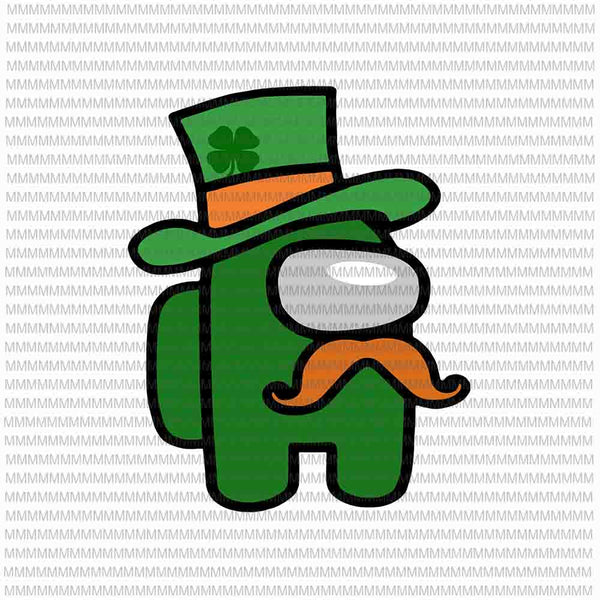 Logo Louis Vuitton Icon Green Shamrocks St Patrick's Day Svg, Png