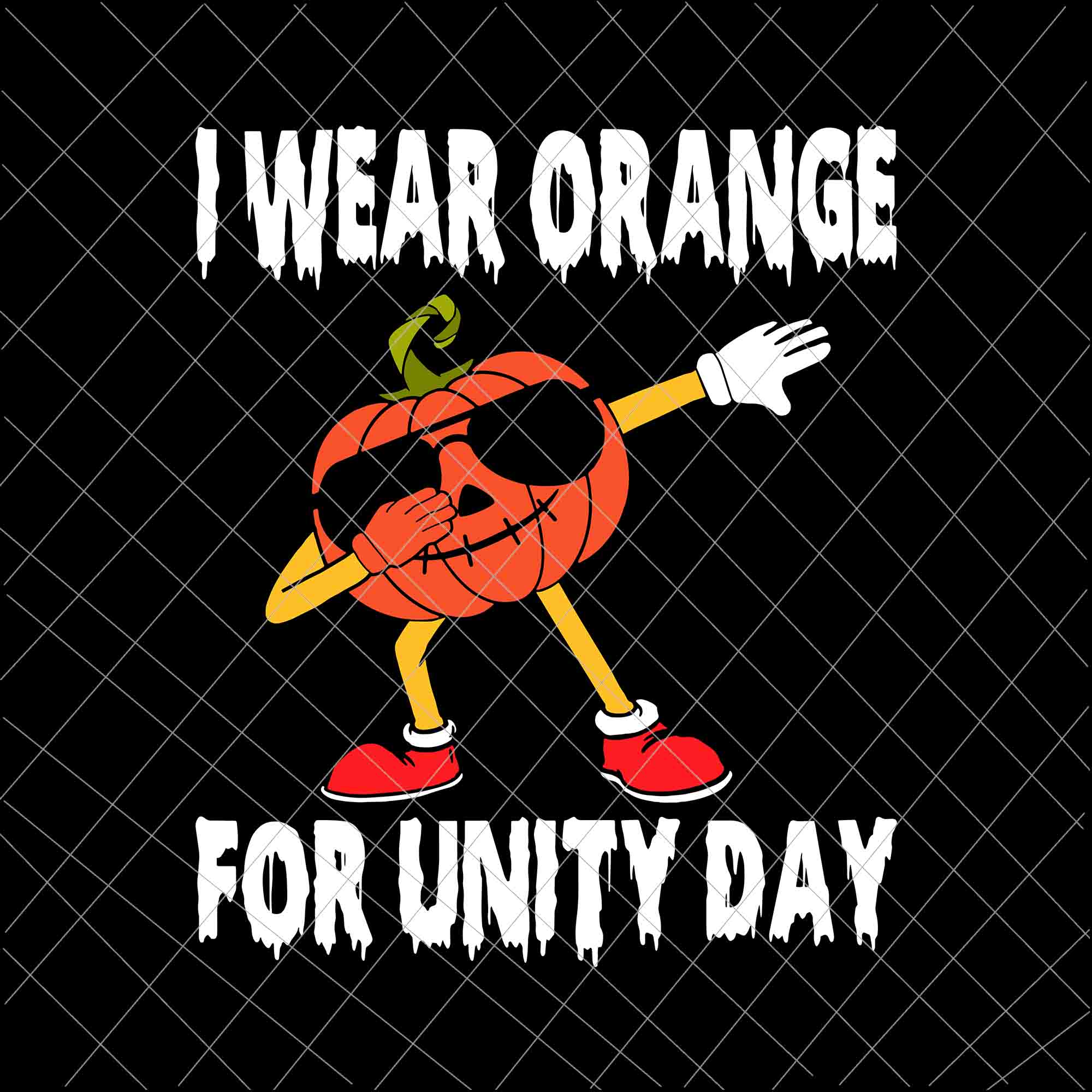 Unity Day Svg, Orange Kids Unity Day Pumpkin Boys Svg, Pumpkin Dancing Svg, Pumpkin Dabbing Svg