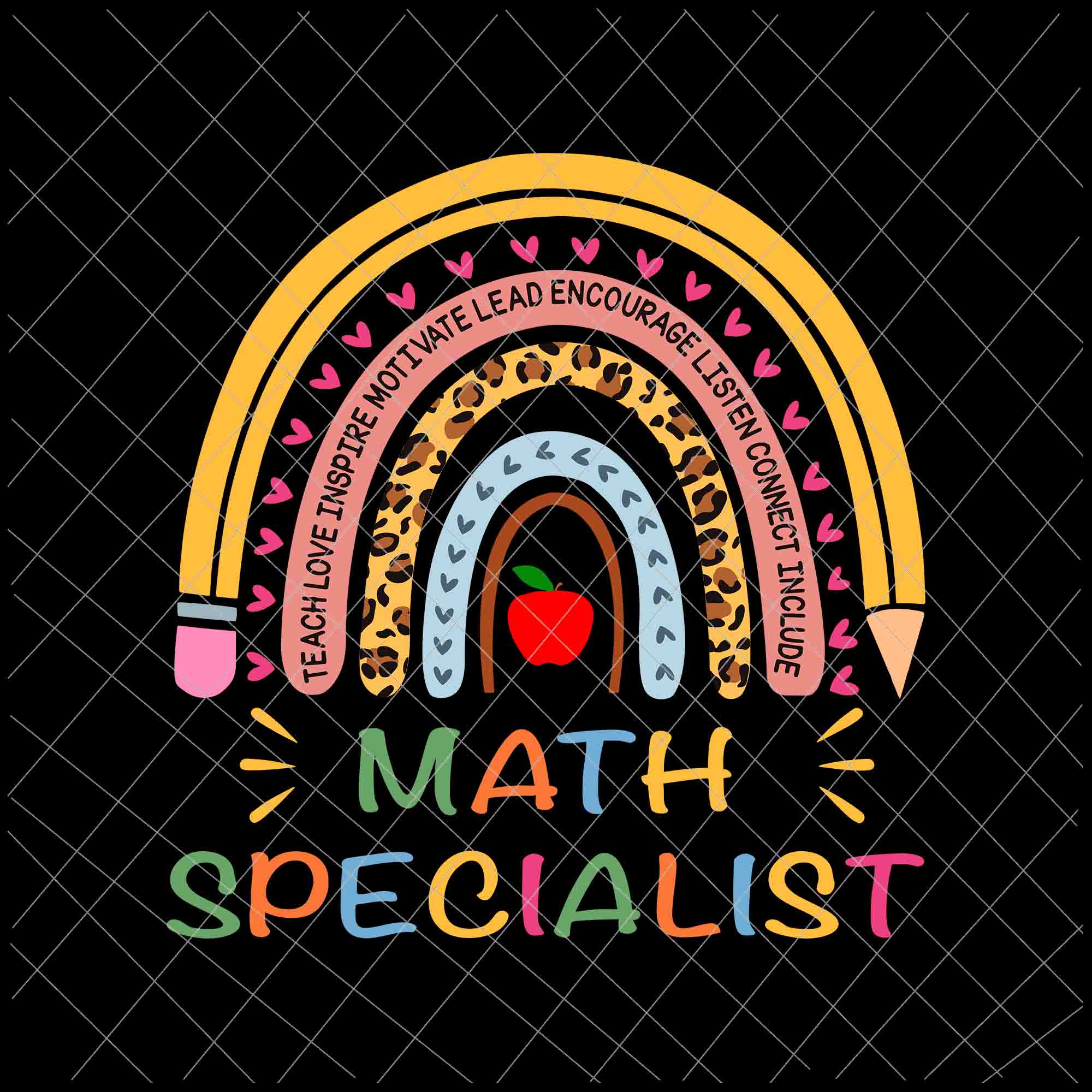 Math Specialist Svg, Class Of School 2022 Svg, Day Of School Svg, Last Of School Svg, Techer Life Svg