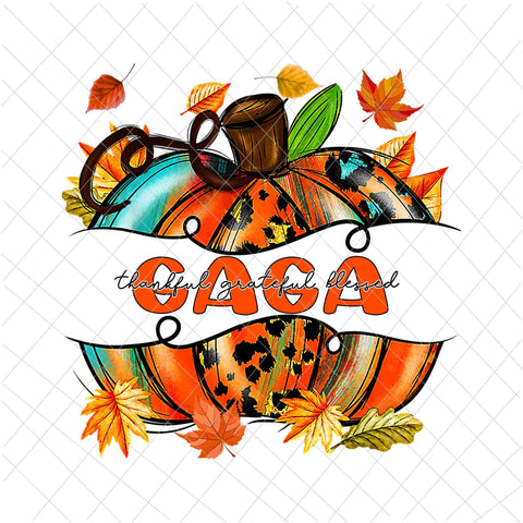 Gaga Thankful Png, Gaga Pumpkin Autumn Png, Gaga Autumn Fall Y'all Png, Gaga Thanksgiving Png