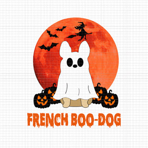 French Boo Dog Png, French Boo Dog Halloween, Boo Dog Png, Boo Dog vector, Boo Png, Boo Halloween, Halloween vector