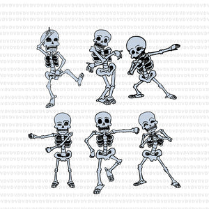 Dancing Skeleton Dabbing Skeletons SVG, Dancing Skeleton Dabbing Skeletons, Dancing Skeleton svg, Skeleton Dabbing, Skeleton halloween svg, halloweeen svg, png, eps, dxf file