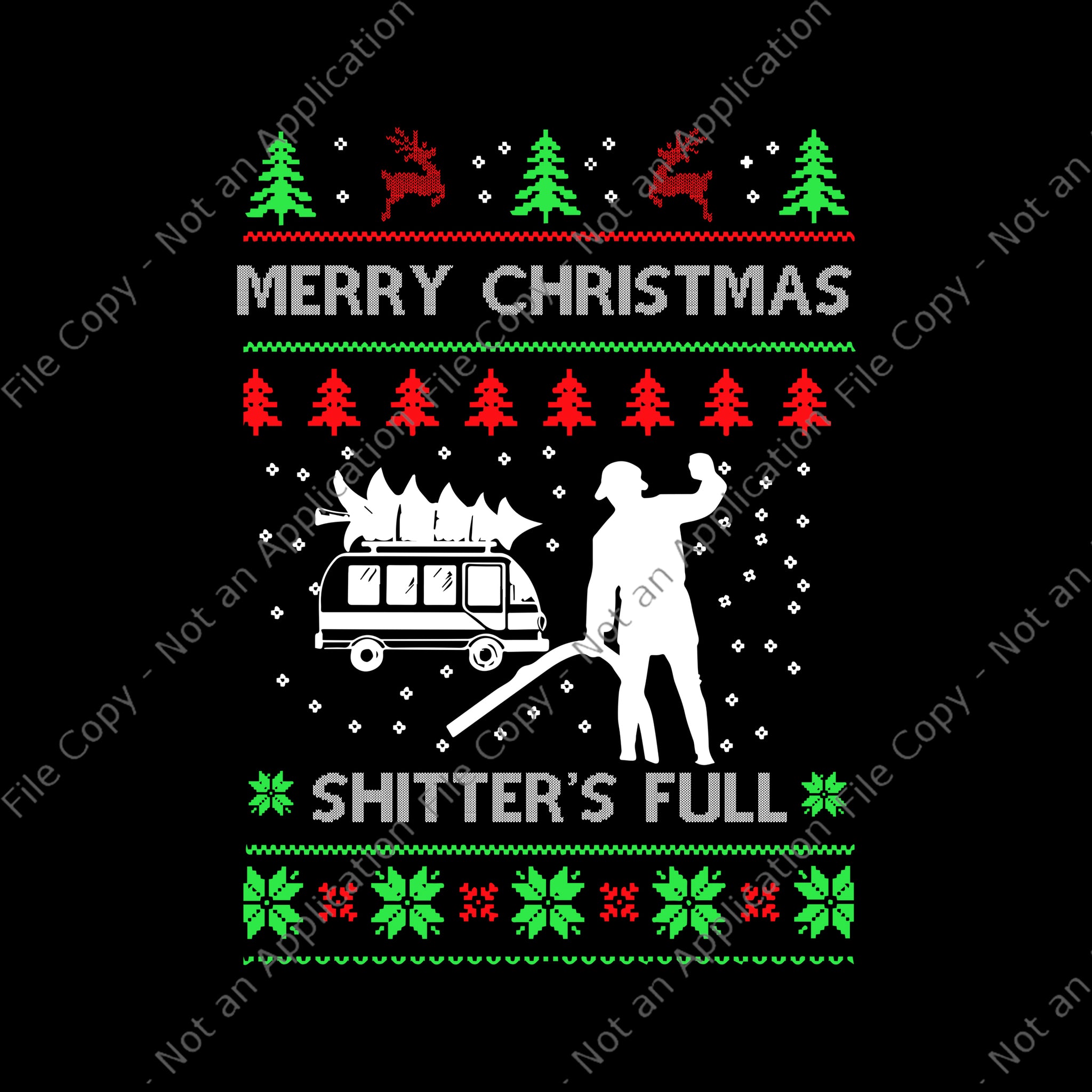 Merry Christmas Shitter's Full Png, Funny Holiday Ugly Christmas Png, Christms Png, Merry Christmas Png