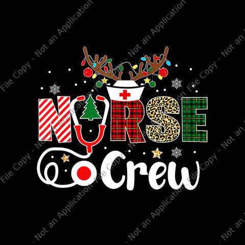 Nurse Crew Christmas Png, Nurse Christmas Png, Nurse Png, Christmas Png,