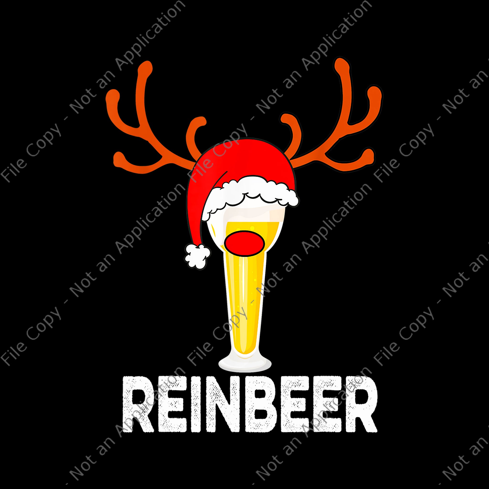 Reinbeer Santa Claus Png, Reindeer Beer Funny Christmas Drinking Png, Christmas Drinking Png, Reindeer Christmas Png, Christmas Png