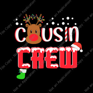 Cousin Crew Christmas 2021 Svg, Santa Elf Svg, Crew Christmas Svg, Christmas Svg, Santa Svg
