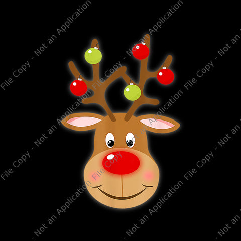 Rudolph Red Nose Reindeer Png, Reindeer Png, Reindeer Christmas Png, Reindeer Light Png