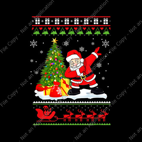 Dabbing Santa Claus Christmas Png, Dabbing Santa Claus Png, Santa Claus Png, Christmas Png