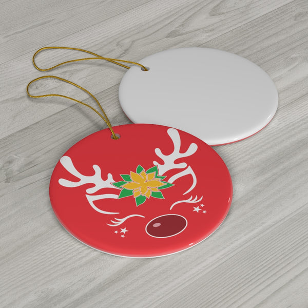 Reindeer Ceramic Ornaments