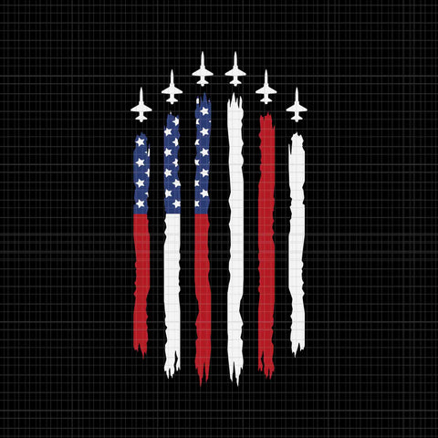 4th of July Red White Blue Svg, 4th of July Plane Svg, Plane Flag Svg, 4th of July Svg