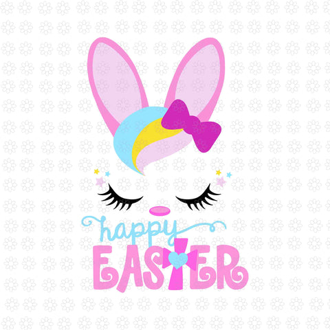 Happy Easter Bunny Sleeping Face Christian Svg, Happy Easter Unicorn Svg, Unicorn Bunny Svg, Unicorn Easter Svg